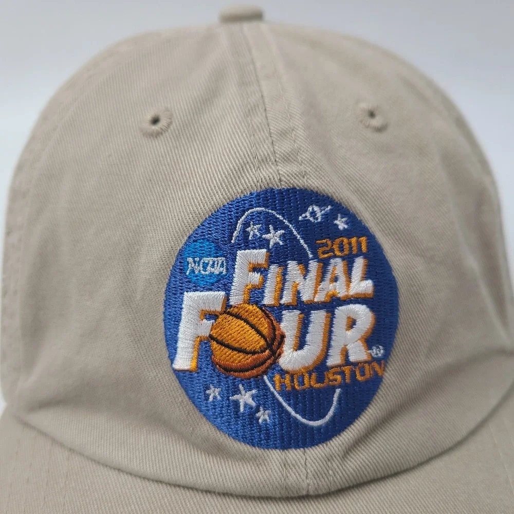 Final‎ Four Hat Strapback Beige Blue NCAA 2011 Houston Basketball Tournament Men